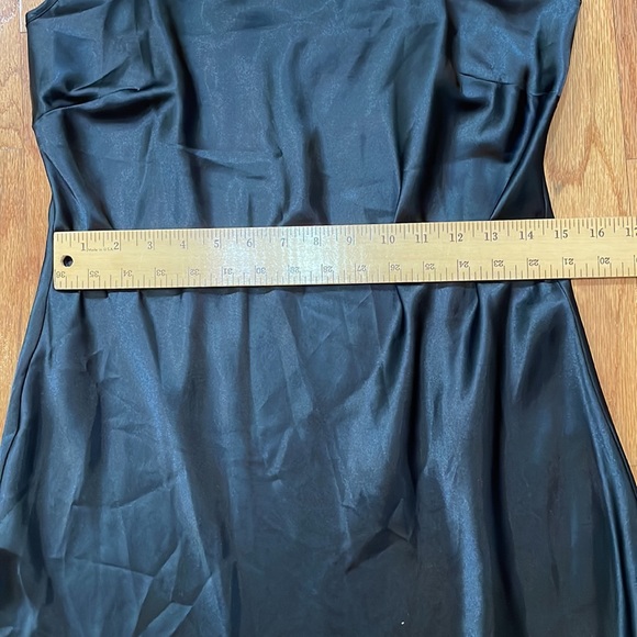 Black Slip Dress Spaghetti Strap Medium/large - Picture 4 of 14